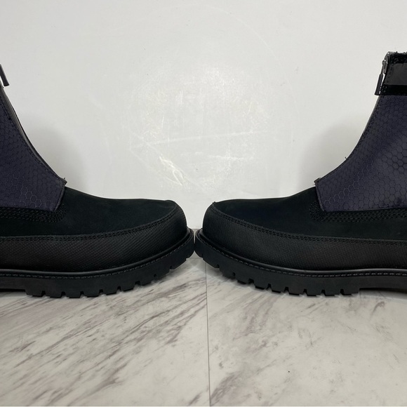 New! Timberland Heritage Front Zip Black Boot 9 - Picture 6 of 16